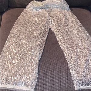Zara sequin pants